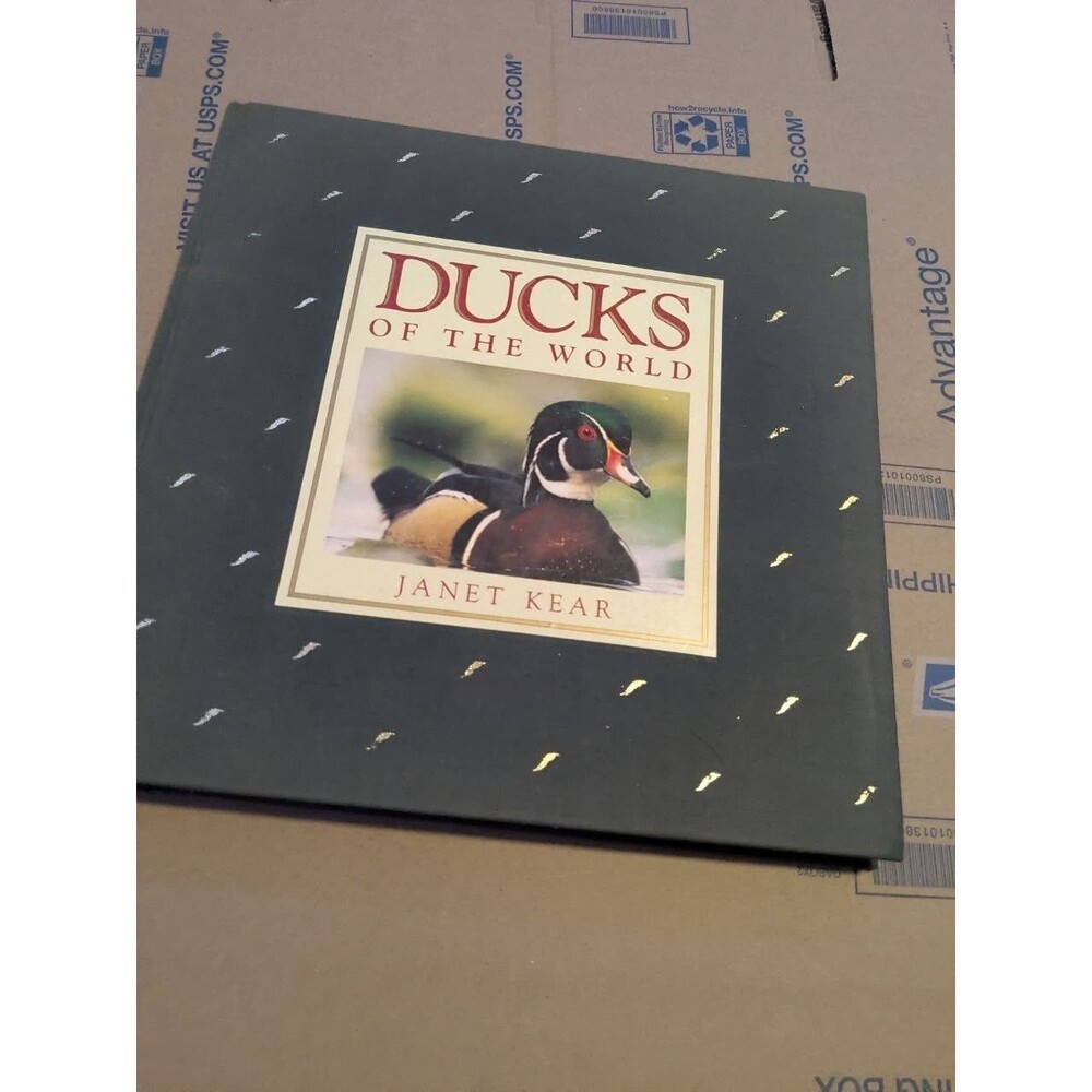 Ducks of the World Janet Kear Hardcover Vintage Nature Coffee Table Book